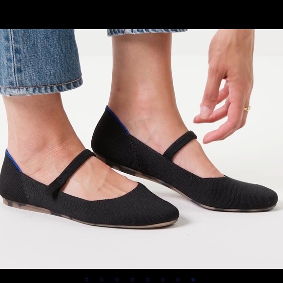 NEW Rothy’s The Square Toe Mary Jane in Black Size 9 - Picture 12 of 16